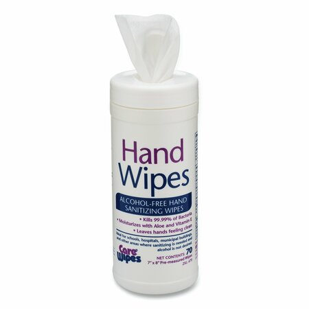 2Xl Alcohol Free Hand Sanitizing Wipes, 7 x 8, White, PK6 TXL 470